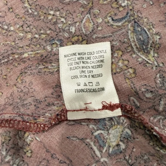 Blue Rain Womens Dress Pink Floral Size M 100% Rayon - Picture 10 of 11